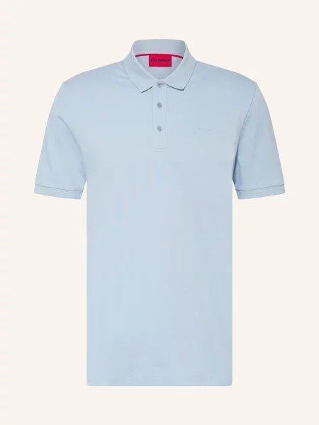 Hugo Koszulka Polo Z Piki Donos Regular Fit blau