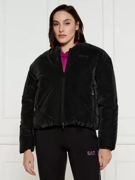 Bomber dzseki | Cropped Fit fekete