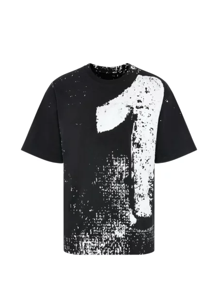 Tricou Maison Margiela cu imagine negru