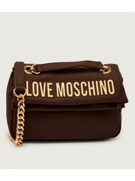 Geanta crossbody Love Moschino maro
