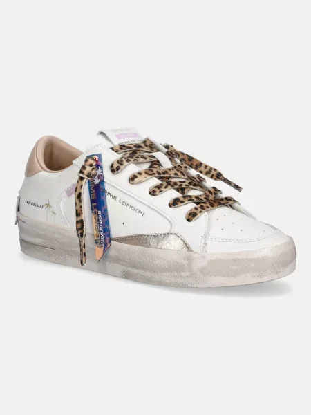 Crime London sneakers din piele DELUXE alb