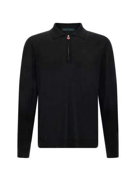 Tricou polo Kiton negru