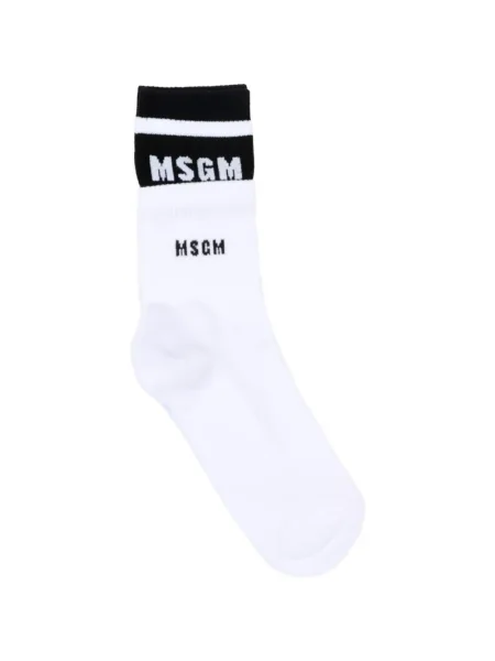 Skarpety dziecięce Msgm białe