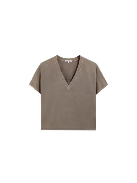 Scalpers Tricou Skullv taupe gri