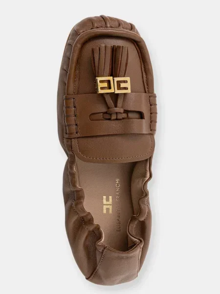 Кожаные мокасины Elisabetta Franchi