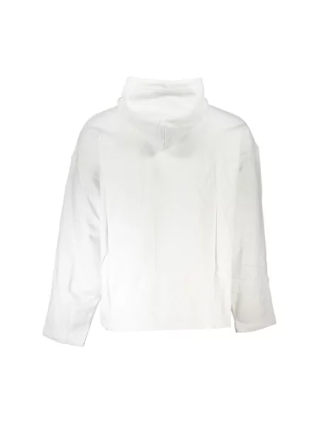 Bluza z kapturem Calvin Klein biała