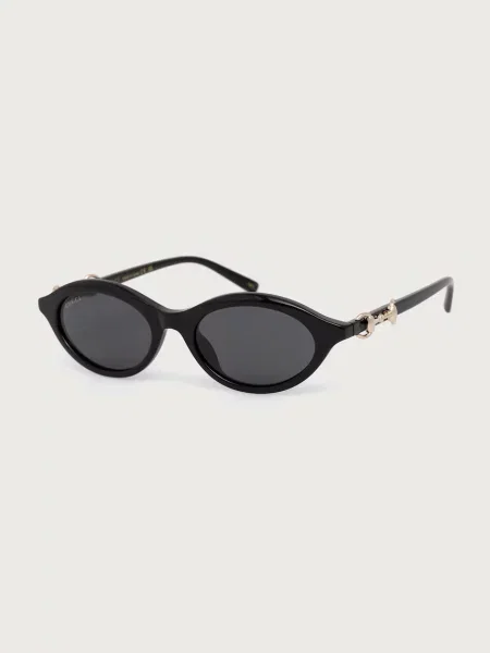 Gucci okulary przeciwsłoneczne kocie oczy czarne