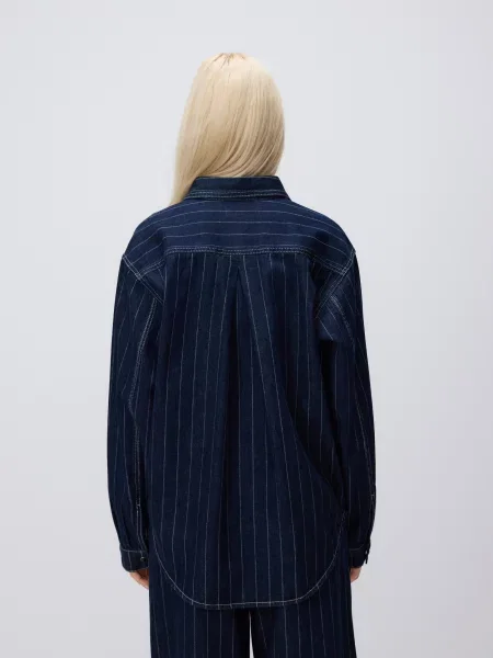 Рубашка Reserved синяя