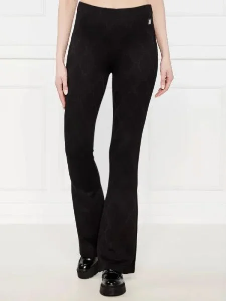 HUGO Pantaloni Nalentine | flare fit negru