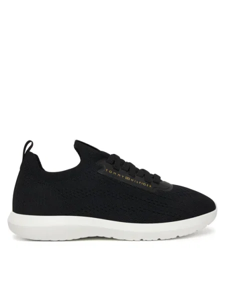 Sportcipők Tommy Hilfiger Th Knit Extralight Runner fekete