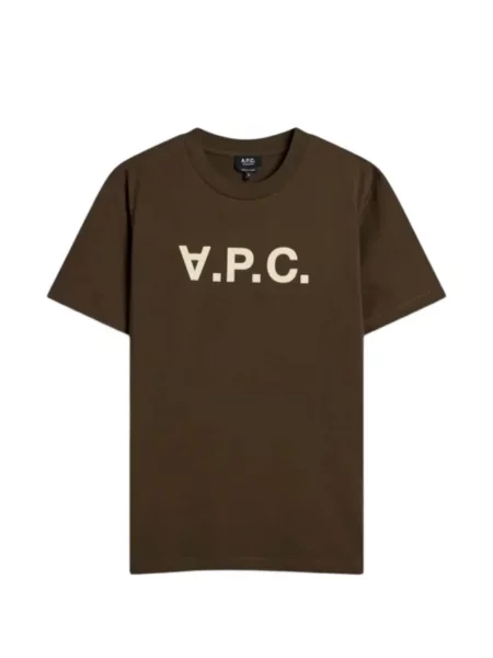 Tricou A.p.c. cu imagine maro