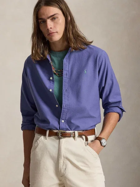 Polo Ralph Lauren cămașă pentru bărbați din albastru