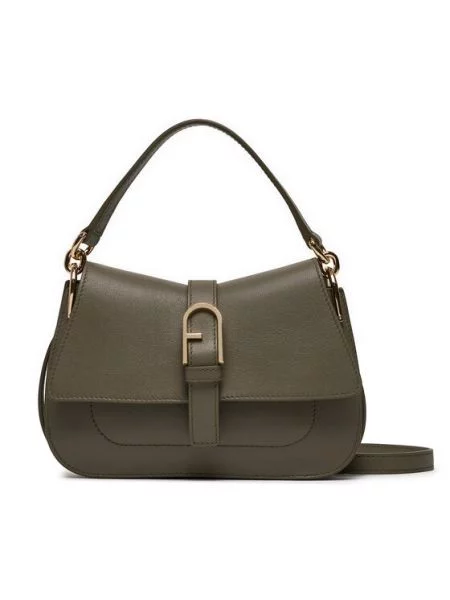 Сумка Furla Flow Mini Top Handle зелений