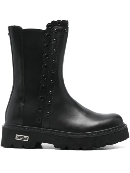 Botine chelsea Cult din piele negru