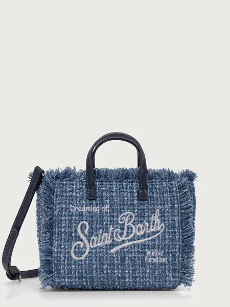 Saint Barth geantă crossbody pentru femei albastru