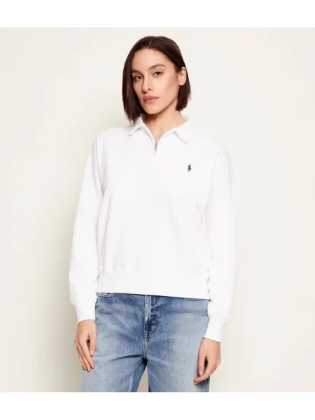 POLO RALPH LAUREN Hanorac | Relaxed fit alb