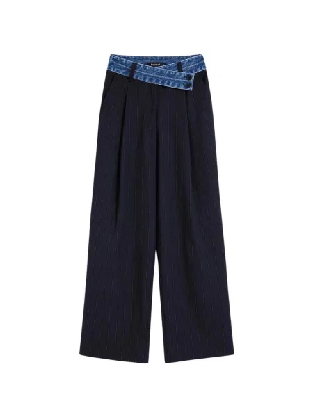 Pantaloni Desigual albastru