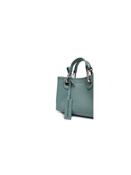 Ročna torba Emporio Armani Rjava modra