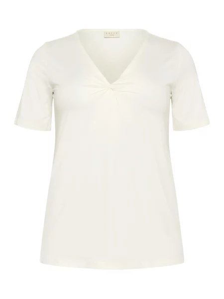 KAFFE CURVE Tricou KCwinni' alb