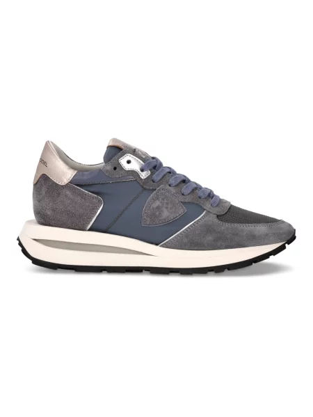 Sneakersy Philippe Model skórzane do biegania beżowe