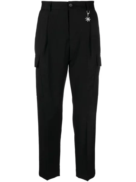 Zúžené cargo kalhoty Manuel Ritz černé