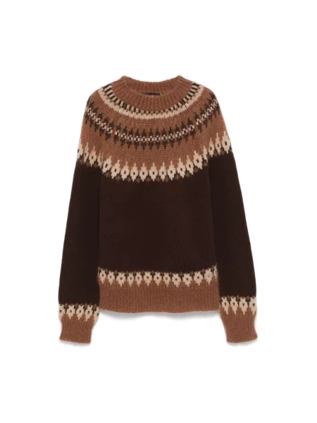 Sweter Dsquared2 brązowy