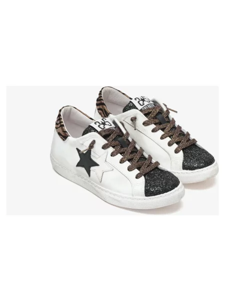 Sneakersy 2star skórzane białe