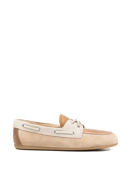Pantofi loafer Miu Miu din piele cu autograf