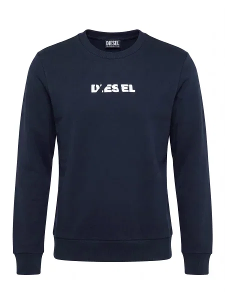 DIESEL Pulover S-GIR bleumarin
