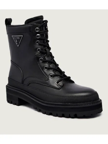 GUESS Ghete cu șireturi negru