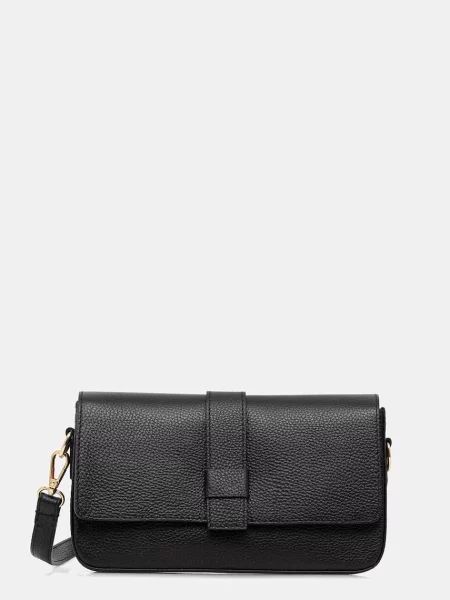 Answear.LAB geantă crossbody pentru femei din piele negru