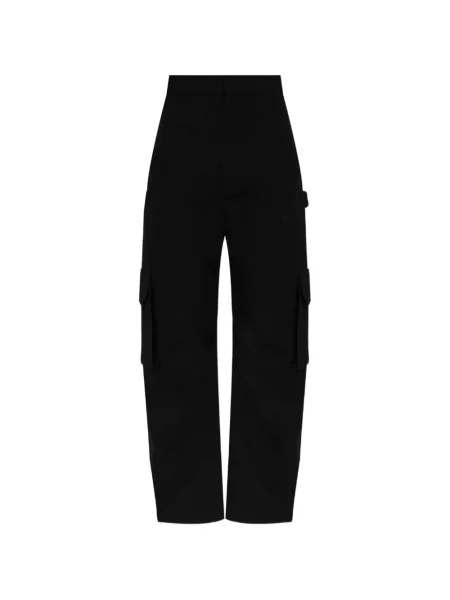 Pantaloni cargo Balenciaga de lână negru