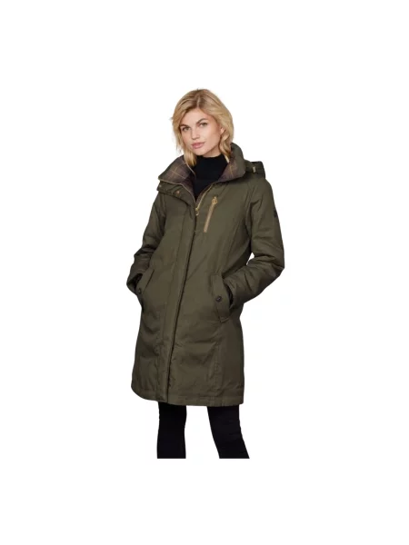 Parka Junge zielona
