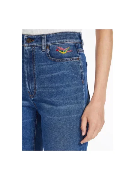 Jeansy Weekend Max Mara niebieskie