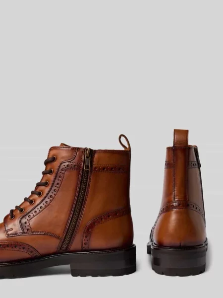 Buty ze skóry z zamkiem błyskawicznym model ‘Spencer’ Digel