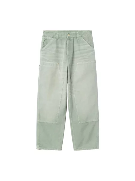 Szerokie jeansy Carhartt Wip zielone