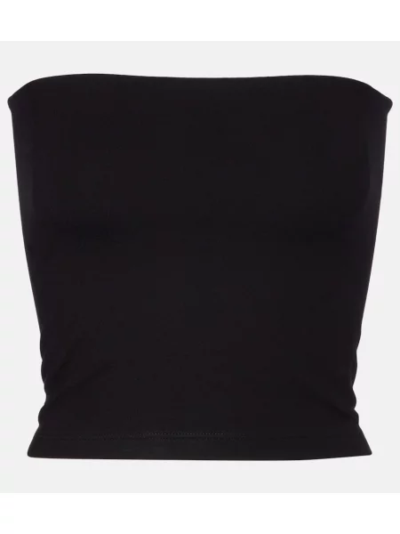 Top Leset din jerseu negru