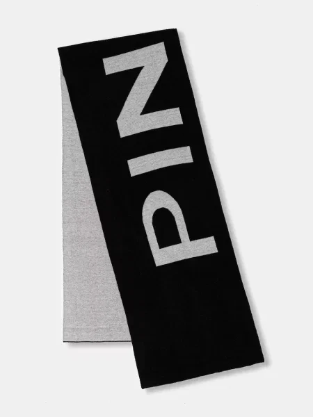 Pinko De lână șal SERBIA negru