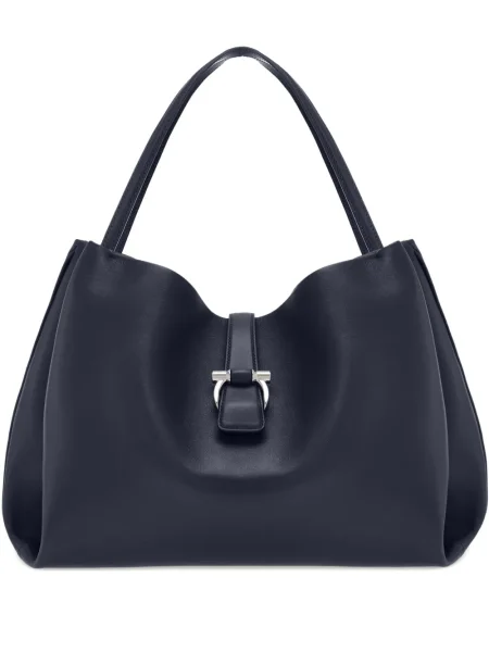 Geanta de piele Ferragamo din piele albastru