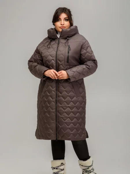 Зимова куртка All Posa коричневий