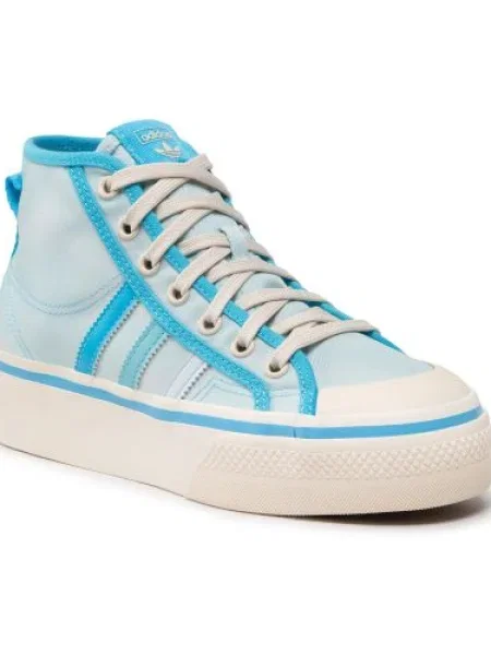 Topánky adidas Nizza Platform Mid Almblu/Panton/Wonwhi modrá