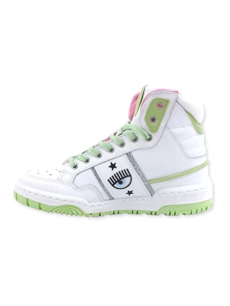 Sneakersy Chiara Ferragni Collection skórzane białe