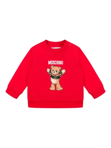 Bluza dziecięca Moschino czerwona
