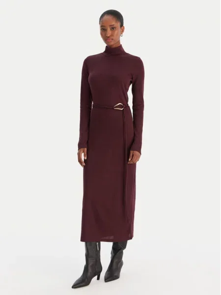 Vero Moda Трикотажна сукня Louisa бордовий