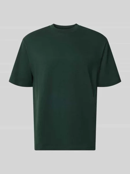 Damski t-shirt o kroju regular fit z okrągłym dekoltem Mcneal zielona
