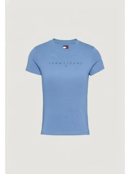 Тениска Tommy Jeans синьо