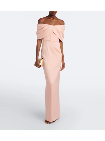 Rochie Rebecca Vallance din satin roz