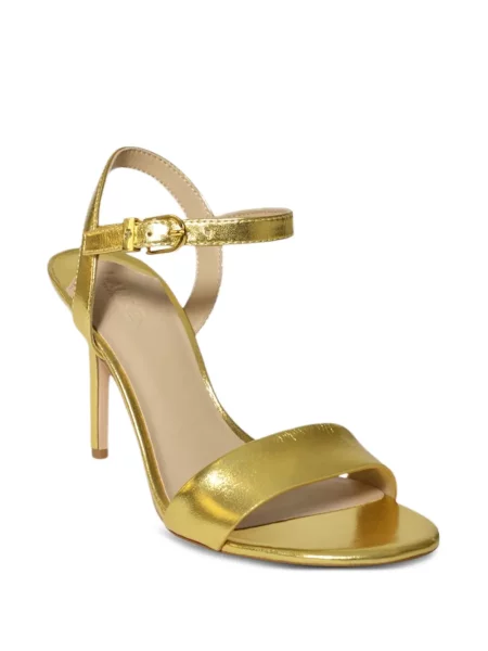 Велурени сандали Polo Ralph Lauren с връзки на платформе черно