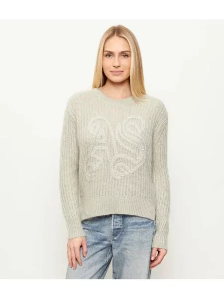 Colier Allsaints de lână verde