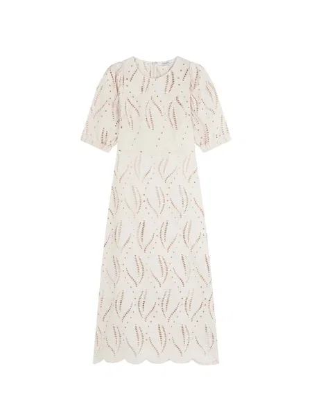 Scalpers Rochie bej alb